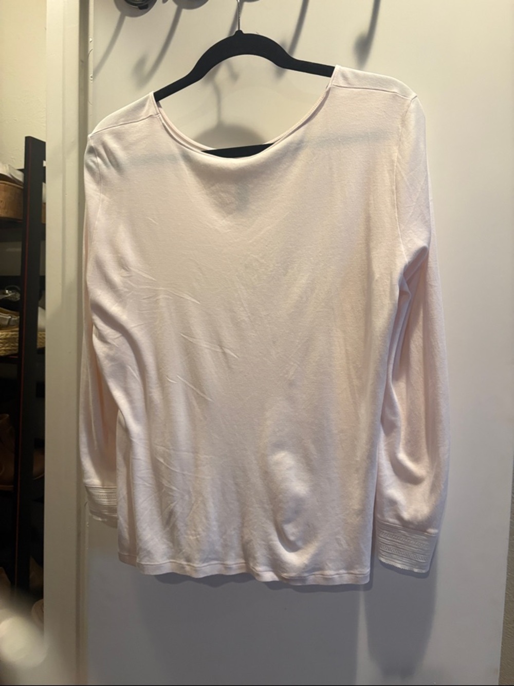 Hanro Pale Pink Long Sleeve Pajama Set - Picture 5 of 8